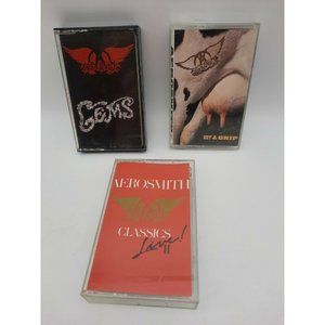 Aerosmith Cassettes Lot Of 3  Gems - Get A Grip - Classics Live II